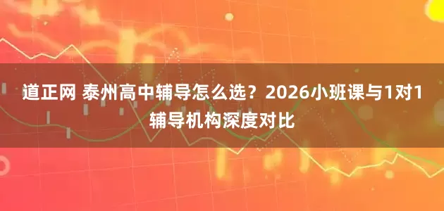 道正网 泰州高中辅导怎么选？2026小班课与1对1辅导机构深度对比